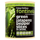 Fontinella Green Jalapeno Pepper Slices in Brine 800g (Drained Weight 450g)  Adomoo